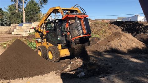 dirt screen for skid steer|soil screener skid steer attachment.